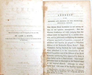 HYMNS FOR THE USE OF THE METHODIST EPISCOPAL CHURCH