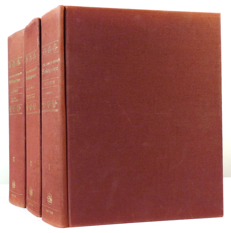 Item #161681 ANNOTATED SHAKESPEARE VOL 1-3. A. L. Rowse.