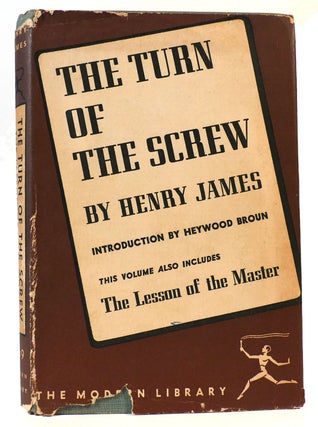 Item #161685 THE TURN OF THE SCREW Modern Library. Henry James