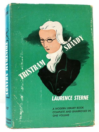 Item #161686 TRISTRAM SHANDY AND A SENTIMENTAL JOURNEY Modern Library. Laurence Sterne