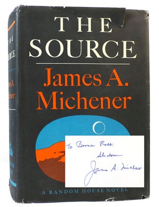THE SOURCE SIGNED. James A. Michener.