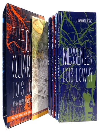 Item #161851 THE GIVER QUARTET The Giver, Gathering Blue, Messenger, and Son, Volume 1-4. Lois Lowry