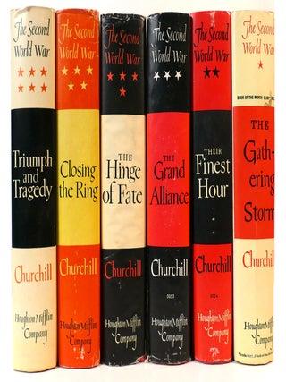 THE SECOND WORLD WAR: TRIUMPH AND TRAGEDY IN SIX VOLUMES; The Gathering Storm; Their Finest Hour; the Grand Alliance; the Hinge of Fate; Closing the Ring; Triumph and Tragedy