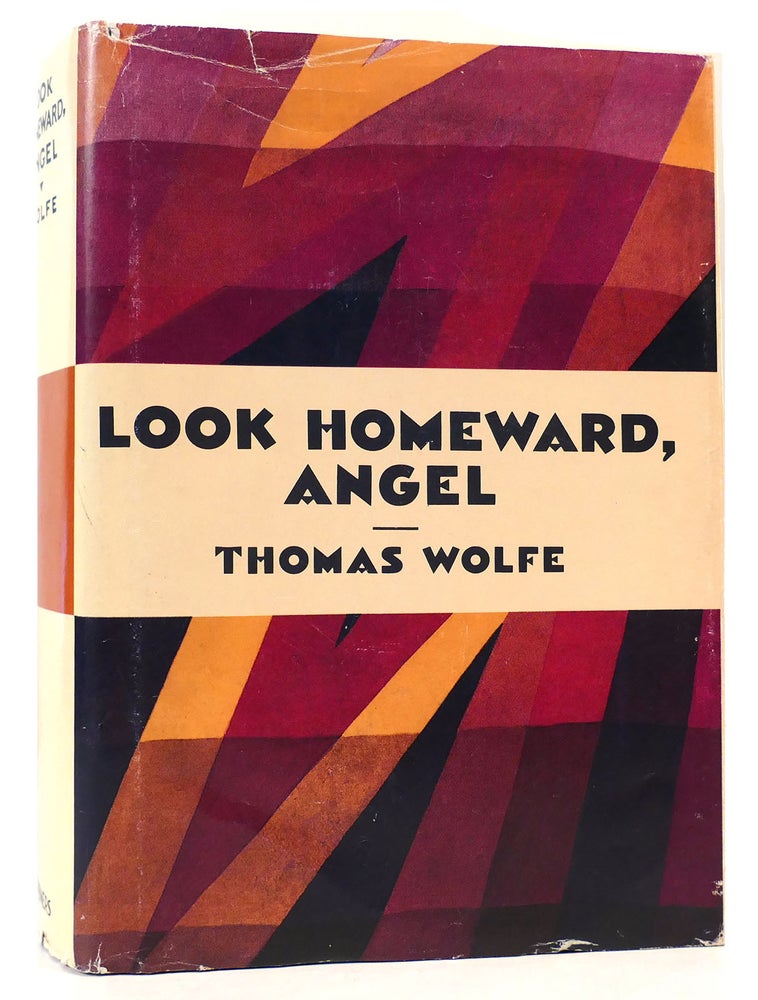 Item #162321 LOOK HOMEWARD ANGEL The First Edition Library - FEL. Thomas Wolfe.