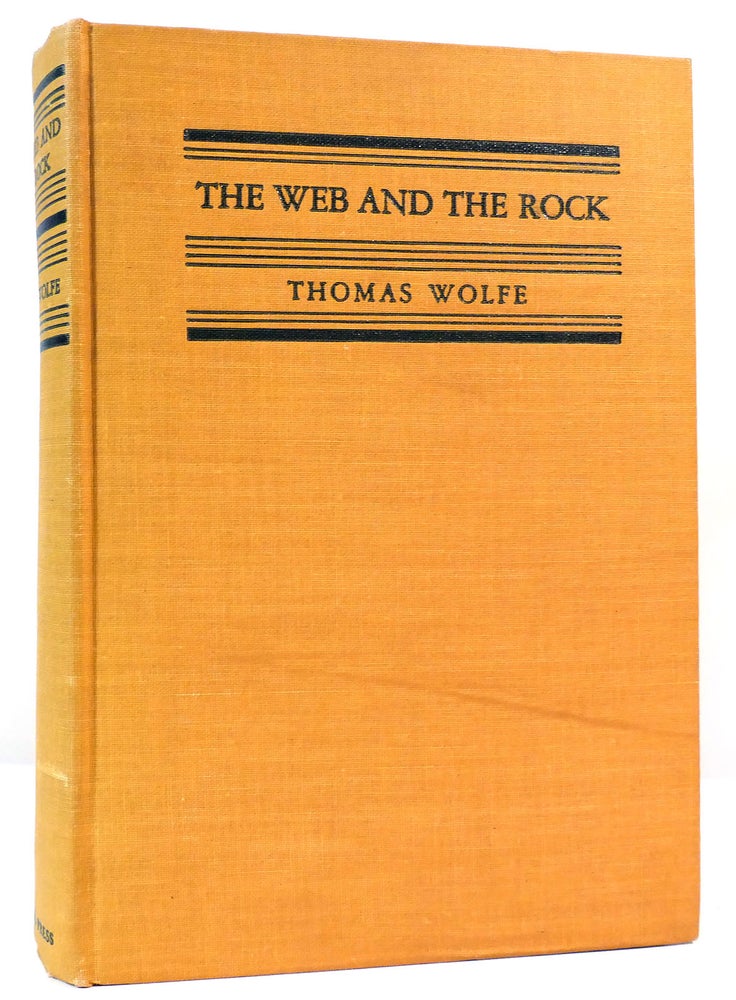 Item #162396 THE WEB AND THE ROCK. Thomas Wolfe.