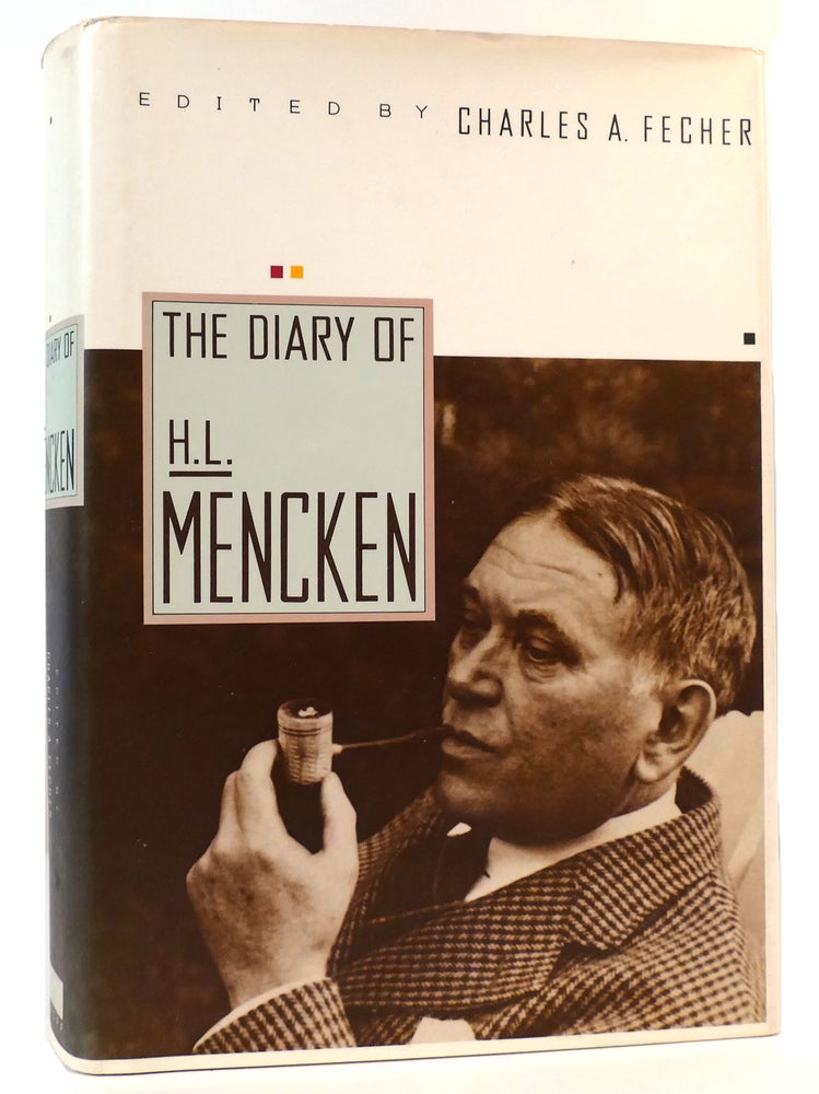 Item #162457 DIARY OF H. L. MENCKEN. H. L. Mencken, Charles A. Fecher.