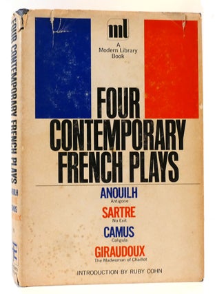 Item #162590 FOUR CONTEMPORARY FRENCH PLAYS. Jean-Paul Sarte, Albert Camus Jean Giraudoux