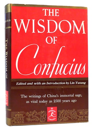 Item #162788 THE WISDOM OF CONFUCIUS Modern Library. Lin Yutang