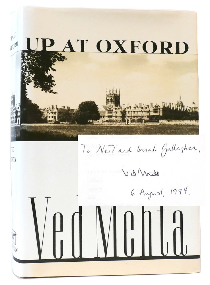Item #162922 UP AT OXFORD SIGNED. Ved Mehta.