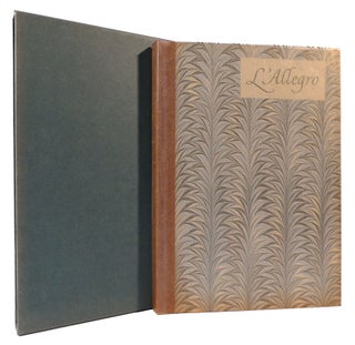 Item #163010 L'ALLEGRO Heritage Press. John Milton