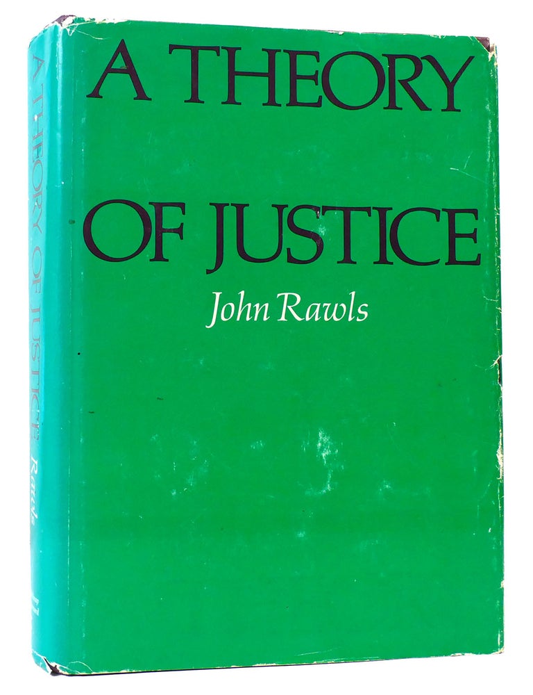 Item #163188 A THEORY OF JUSTICE. John Rawls.