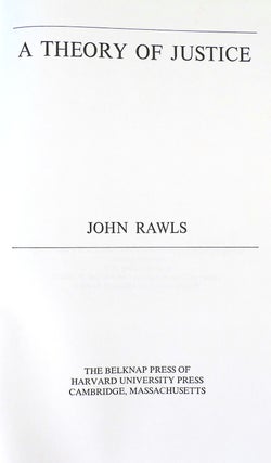 A THEORY OF JUSTICE