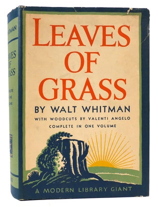 Item #163193 LEAVES OF GRASS Modern Library. Walt Whitman