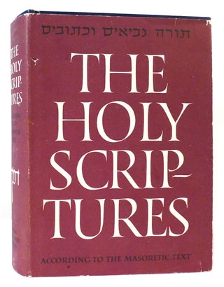 Item #163498 THE HOLY SCRIPTURES. Jewish Publication Society