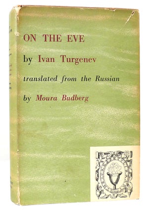 Item #163558 ON THE EVE. Ivan Turgenev