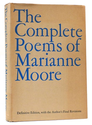 Item #163574 COMPLETE POEMS OF MARIANNE MOORE. Marianne Moore