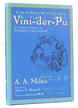 Item #163630 VINI-DER-PU WIINIE THE POOH A Yiddish Version of "Winnie-The-Pooh" A. A. Milne...