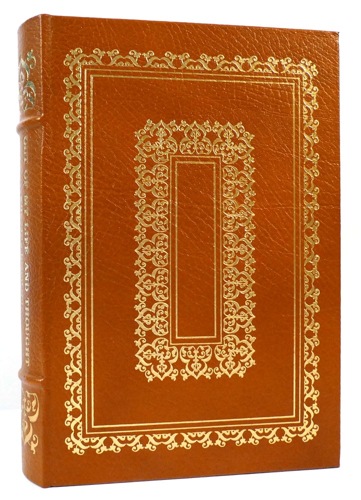 Item #163983 OUT OF MY LIFE AND THOUGHT Easton Press. Albert Schweitzer.