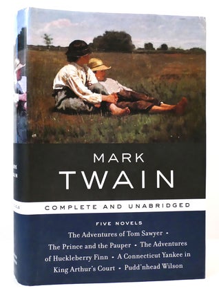 Item #164153 MARK TWAIN FIVE NOVELS. Mark Twain