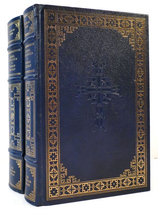 Item #164314 SUMMA THEOLOGICA VOLS. I AND II Franklin Library. Thomas Aquinas