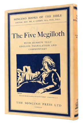 Item #164832 THE FIVE MEGILLOTH. Rev. Dr. A. Cohen