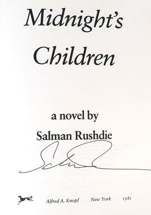 MIDNIGHT'S CHILDREN SIGNED