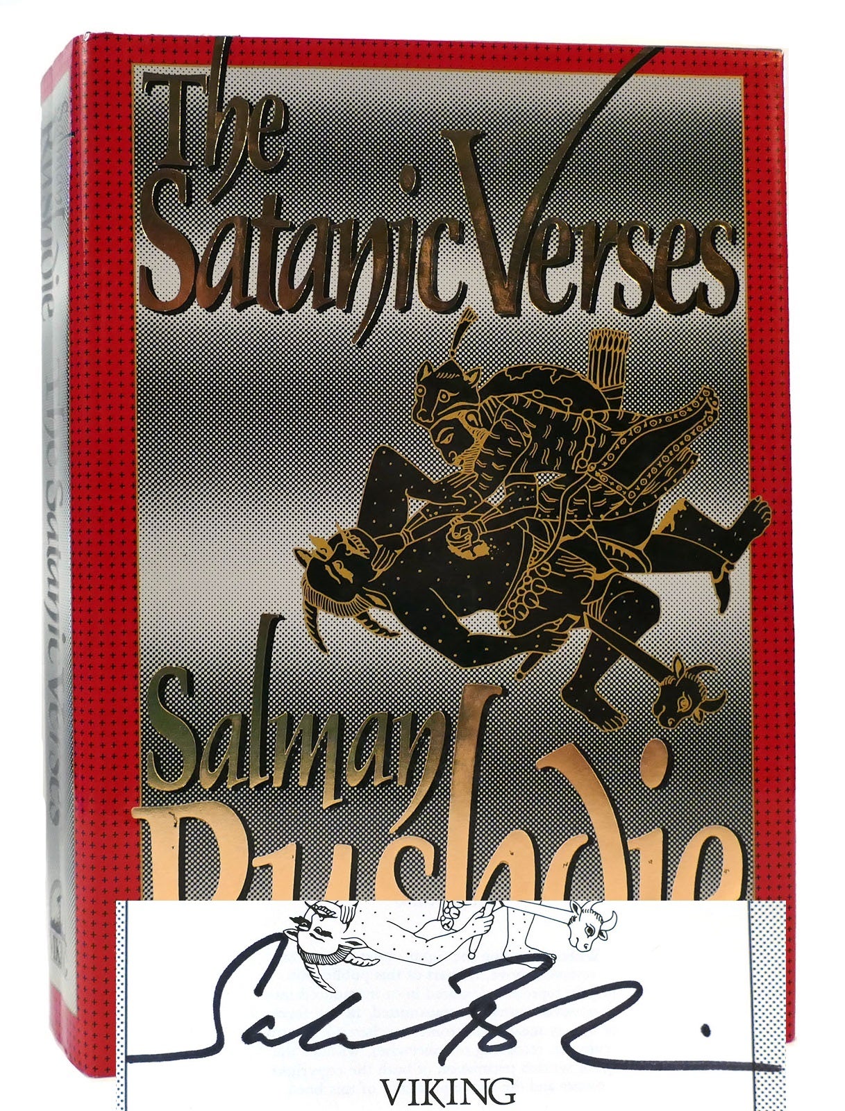 THE SATANIC VERSES SIGNED | Salman Rushdie | First American Edition ...