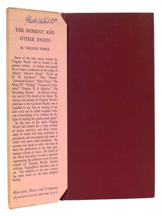 THE MOMENT AND OTHER ESSAYS