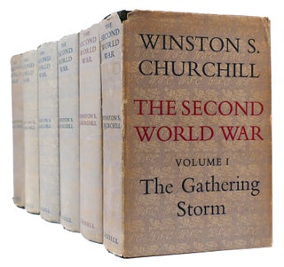 Item #165966 THE SECOND WORLD WAR TRIUMPH AND TRAGEDY IN SIX VOLUMES The Gathering Storm; Their...