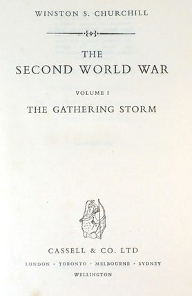 THE SECOND WORLD WAR TRIUMPH AND TRAGEDY IN SIX VOLUMES The Gathering Storm; Their Finest Hour; the Grand Alliance; the Hinge of Fate; Closing the Ring; Triumph and Tragedy