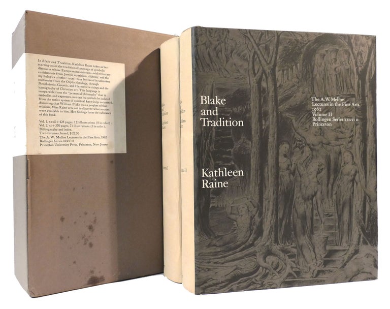 Item #166137 BLAKE AND TRADITION 2 VOLUME SET the A. W. Mellon Lectures in the Fine Arts 1962 at The National Gallery of Art Bollingen Series XXXV 11. Kathleen Raine.