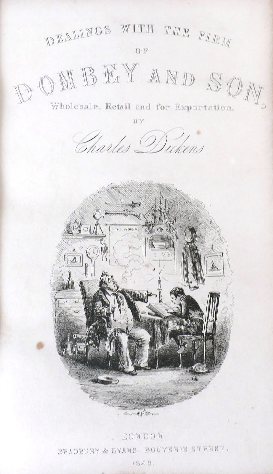 Dombey DOMBEY AND SON 2 VOLUME SET | Charles Dickens | First Edition; First ...