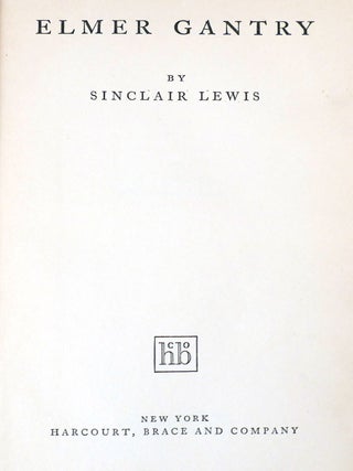 ELMER GANTRY SIGNED