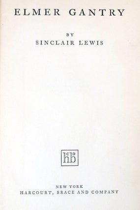 ELMER GANTRY SIGNED