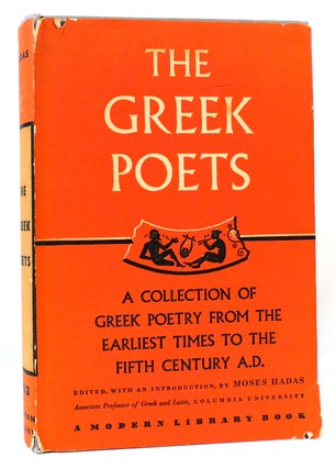 Item #166447 THE GREEK POETS. Moses Hadas