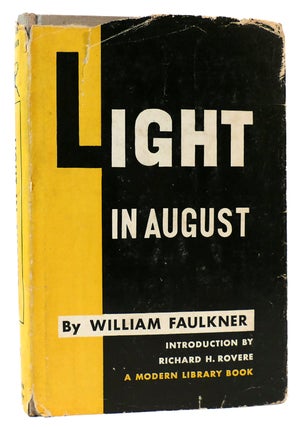 Item #166523 LIGHT IN AUGUST. William Faulkner