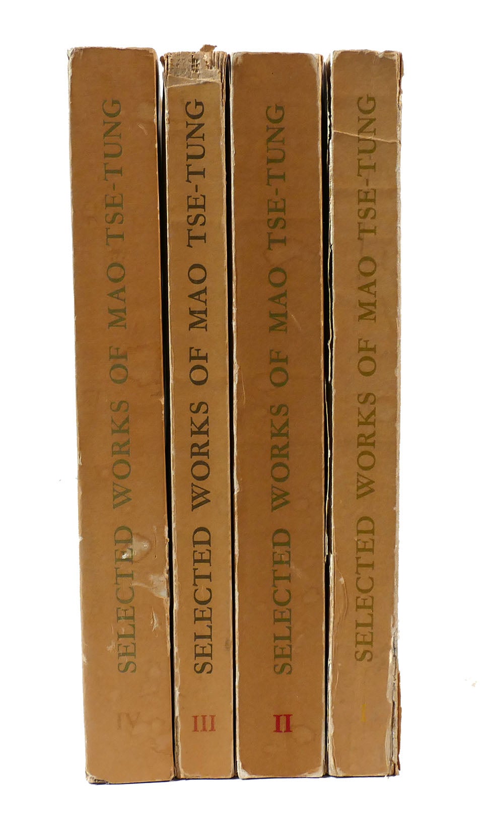 SELECTED WORKS OF MAO TSE-TUNG 4 VOLUME SET by Mao Tse - Tung on Rare Book  Cellar