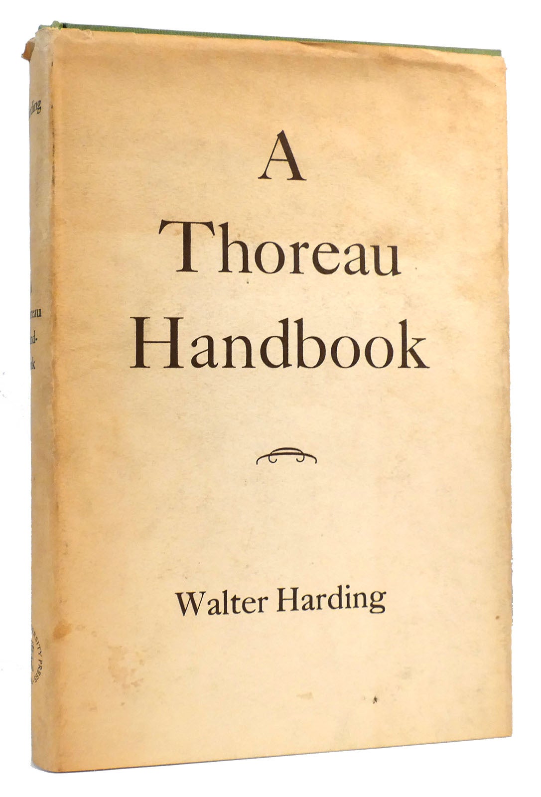 A THOREAU HANDBOOK | Walter Harding | First Edition; 3rd impression