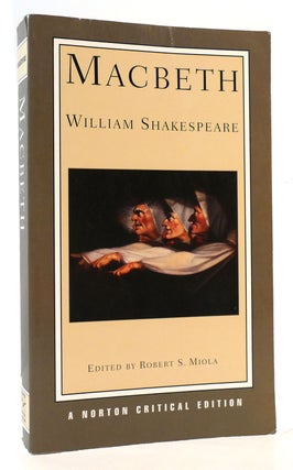 Item #167418 MACBETH. William Shakespeare, Robert S. Miola