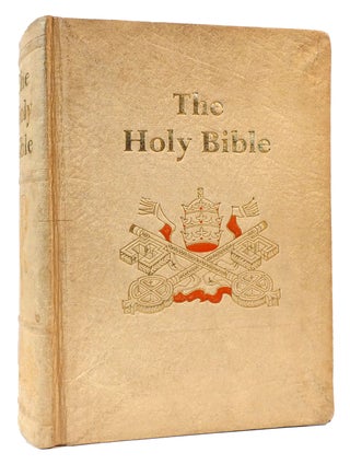 Item #167718 THE HOLY BIBLE the Old Testament in the Douay text : the New Testament & the Psalms...