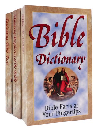 Item #168065 BIBLE DICTIONARY, AMAZING PROPHECIES OF THE BIBLE, FASCINATING BIBLE FACTS. Gary...