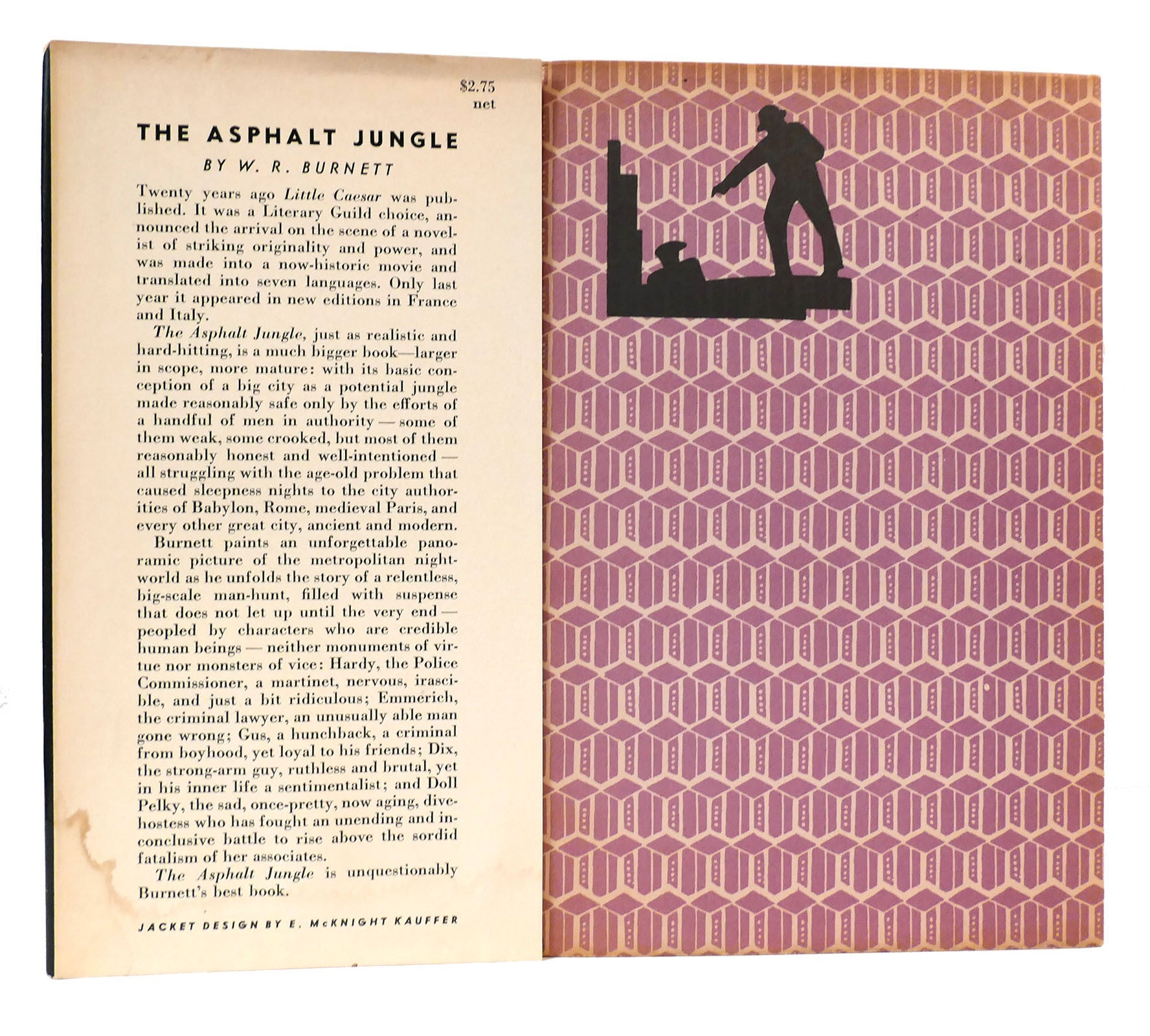 THE ASPHALT JUNGLE | W. R. Burnett | First Edition; First Printing