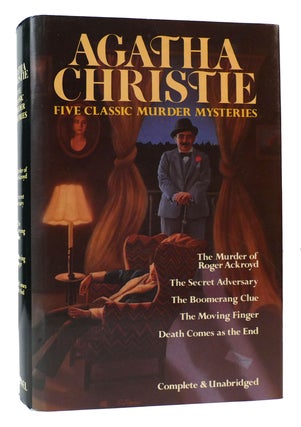 Item #168223 AGATHA CHRISTIE 5 CLASSIC MURDER MYSTERIES The Murder of Roger Ackroyd, the Secret...