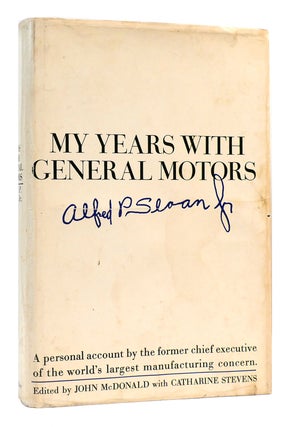 Item #168393 MY YEARS WITH GENERAL MOTORS. Alfred P. Sloan Jr