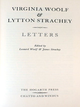 VIRGINIA WOOLF AND LYTTON STRACHEY
