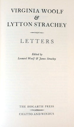 VIRGINIA WOOLF AND LYTTON STRACHEY