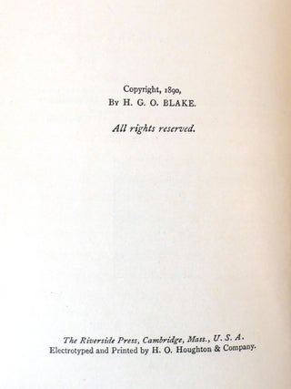 THOREAU'S THOUGHTS; Selections from the Journals of Thoreau