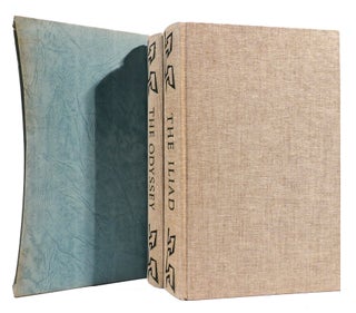 Item #168768 THE ILIAD AND THE ODYSSEY Folio Society 2 Vol Set. Homer
