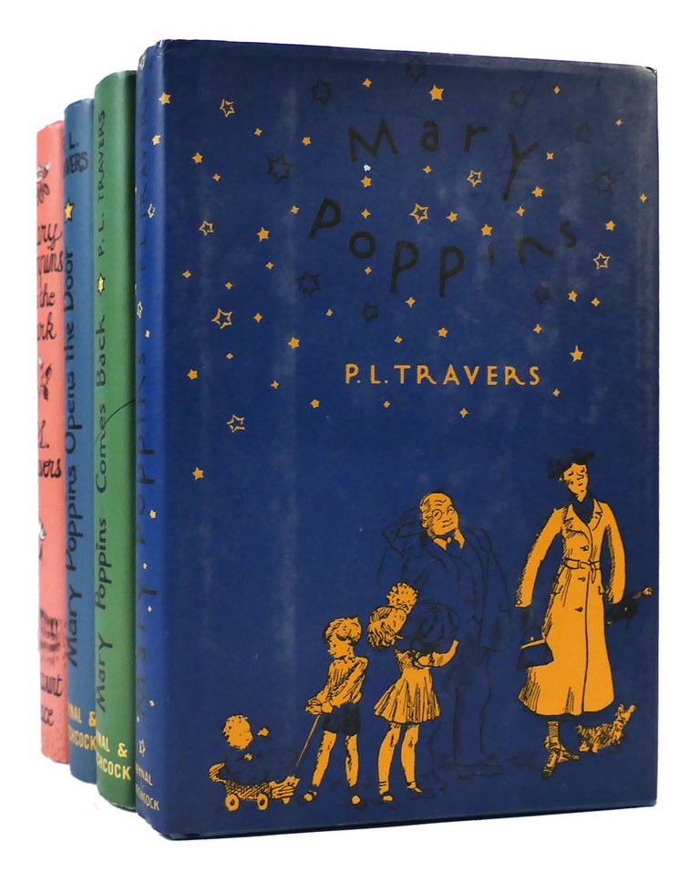 Item #169100 MARY POPPINS, MARY POPPINS COMES BACK, MARY POPPINS OPENS THE DOOR, MARY POPPINS IN THE PARK BOOKS 1-4. P. L. Travers.