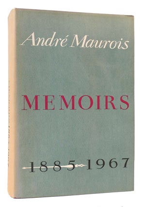 Item #169439 MEMOIRS 1885-1967. Andre Maurois